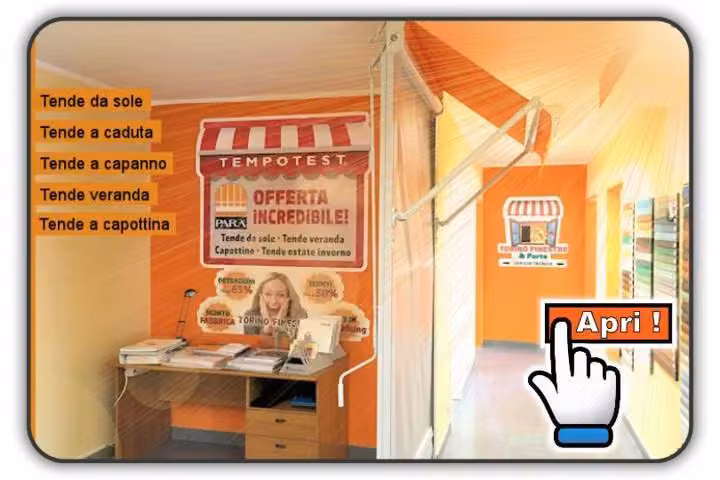 Franchising tende da sole - Tessuti Parà Tempotest e Arquati